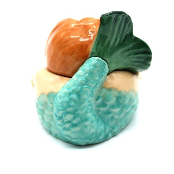 2001 Kevin Francis Face Pot Ariel Beware The Sirens Song Mermaid Trinket Box - Picture 2 of 4